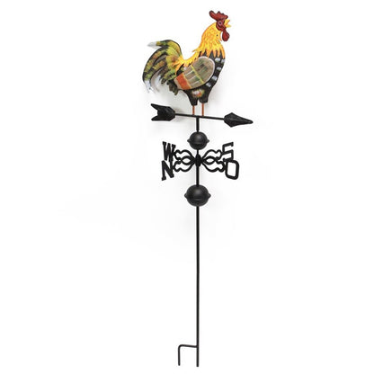 Rooster Weather Vane Metal Outdoor Wind Direction Decor by HitMyNeed