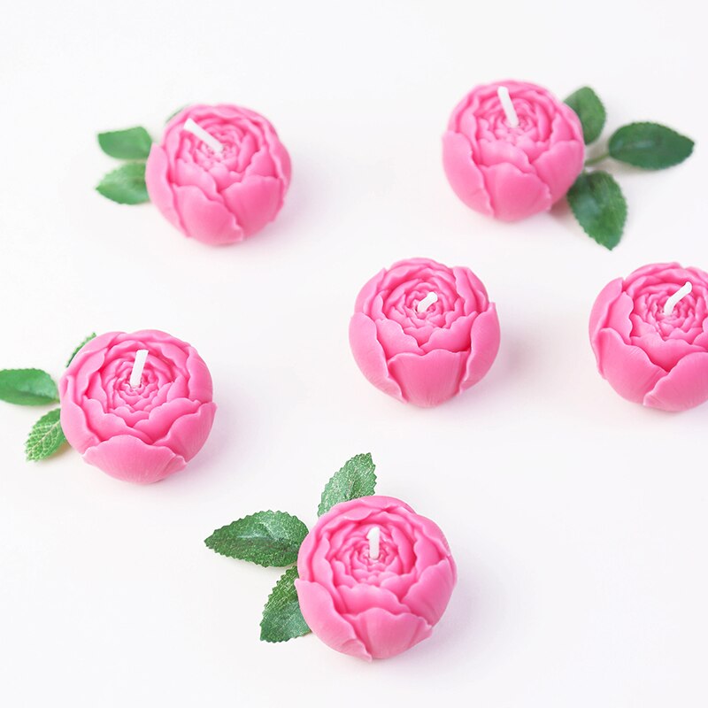 Rose Candle Set of 3 for Home and Event Décor by HitMyNeed