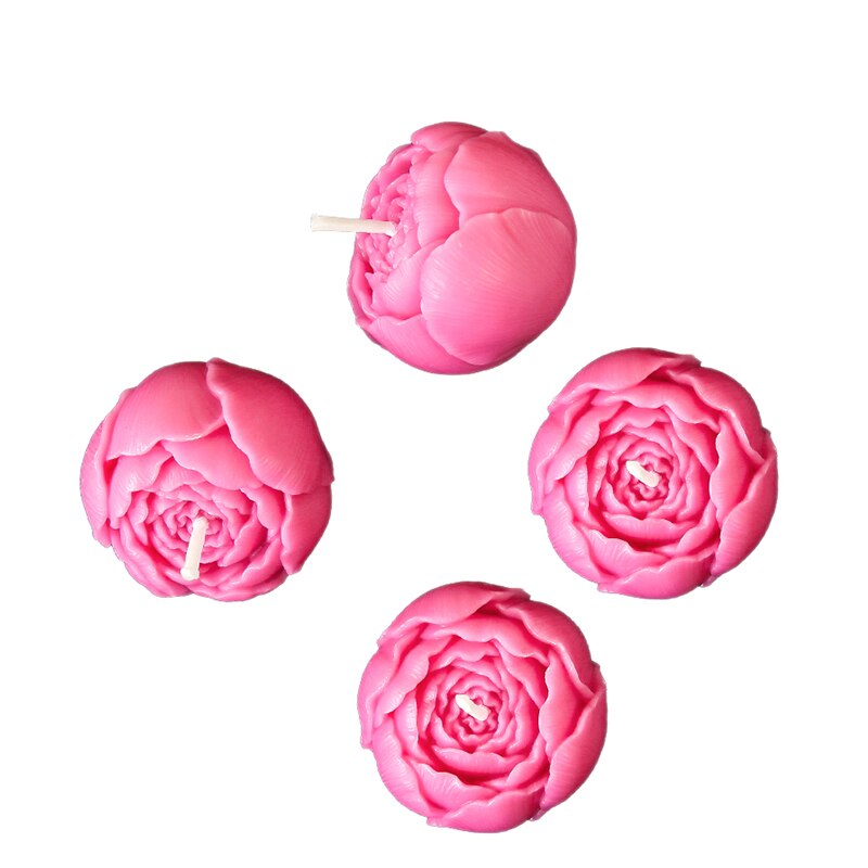 Rose Candle Set of 3 for Home and Event Décor by HitMyNeed