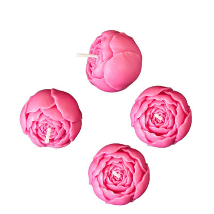 Rose Candle Set of 3 for Home and Event Décor by HitMyNeed