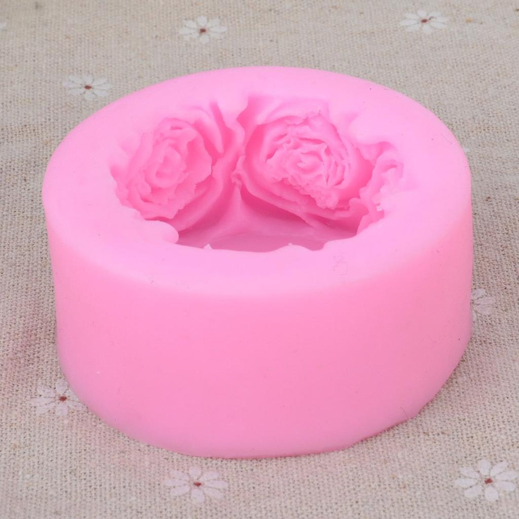 Rose Flower Silicone Soap and Candle Mold by HitMyNeed