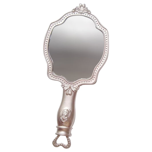 Rose Gold Vintage Hand Held Makeup Mirror by HitMyNeed