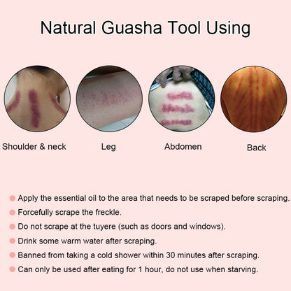 Rose Quartz Gua Sha Facial Massage Stone by HitMyNeed