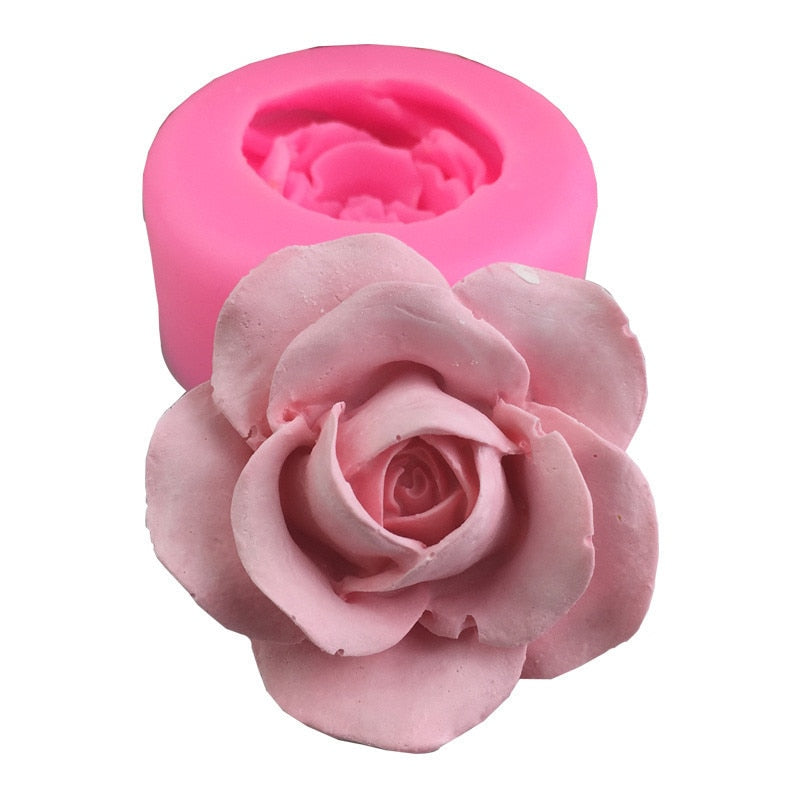 Rose Silicone Mold for Chocolate, Fondant & Resin by HitMyNeed