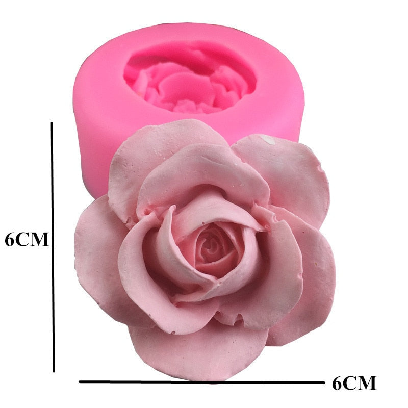 Rose Silicone Mold for Chocolate, Fondant & Resin by HitMyNeed