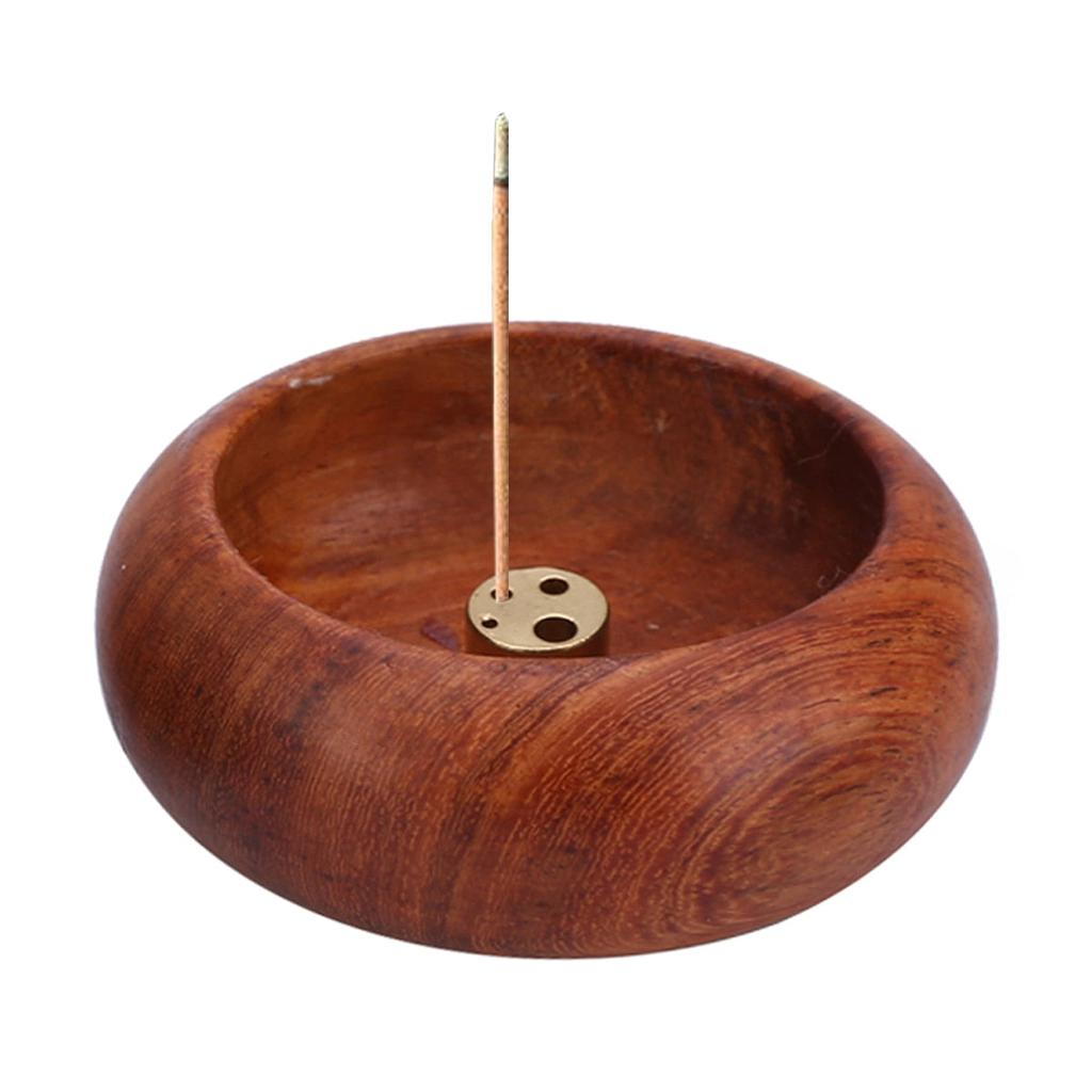 Rosewood Bowl Incense Burner Holder by HitMyNeed