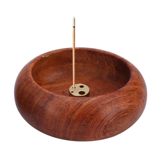 Rosewood Bowl Incense Burner Holder by HitMyNeed