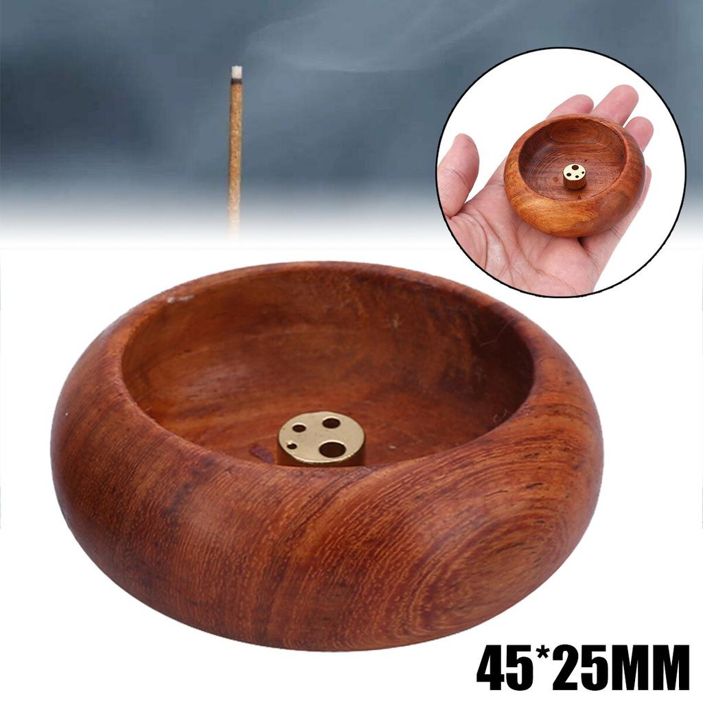 Rosewood Bowl Incense Burner Holder by HitMyNeed