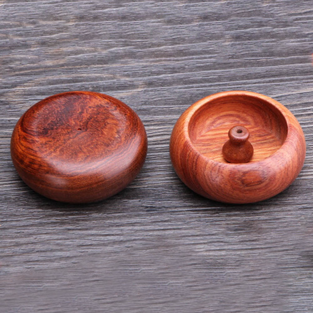 Rosewood Incense Burner Bowl with Ash Catcher by HitMyNeed