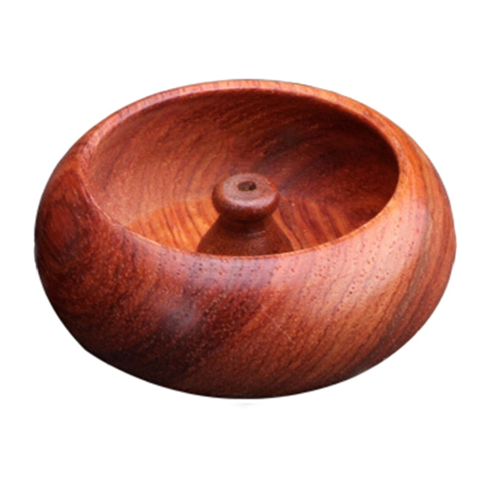 Rosewood Incense Burner Bowl with Ash Catcher by HitMyNeed