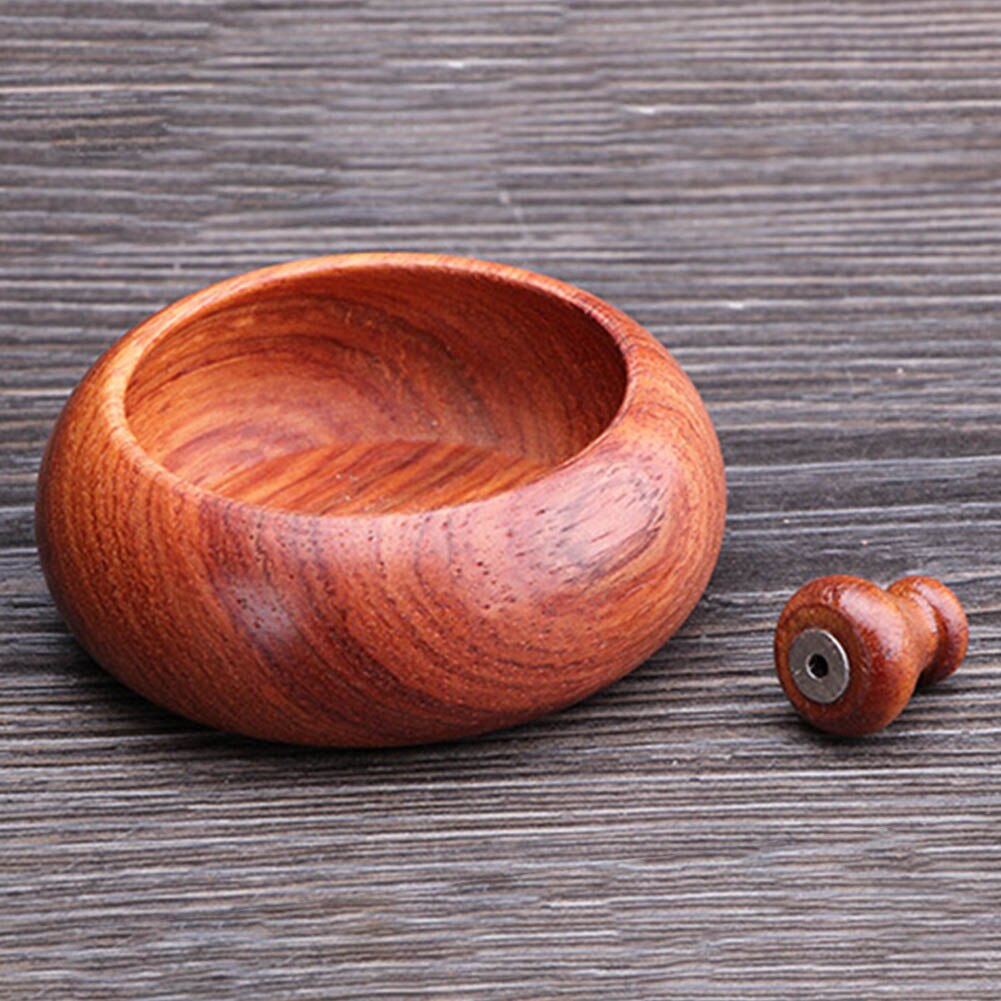 Rosewood Incense Burner Bowl with Ash Catcher by HitMyNeed