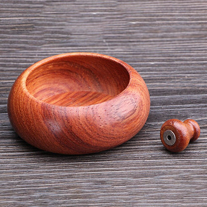 Rosewood Incense Burner Bowl with Ash Catcher by HitMyNeed