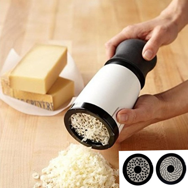 Rotary Cheese Grater with Stainless Steel Drum by HitMyNeed