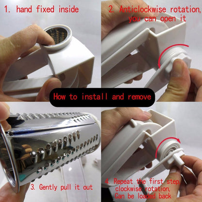 Rotary Cheese Grinder Drum Blade Grater by HitMyNeed