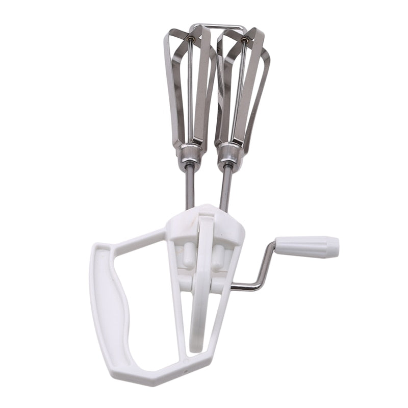 Rotary Egg Beater Manual Kitchen Whisk Tool by HitMyNeed
