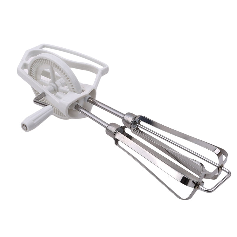 Rotary Egg Beater Manual Kitchen Whisk Tool by HitMyNeed
