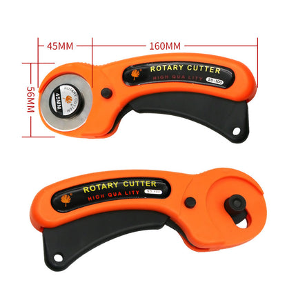 Rotary Fabric Cutter with 10 Extra 45mm Blades by HitMyNeed