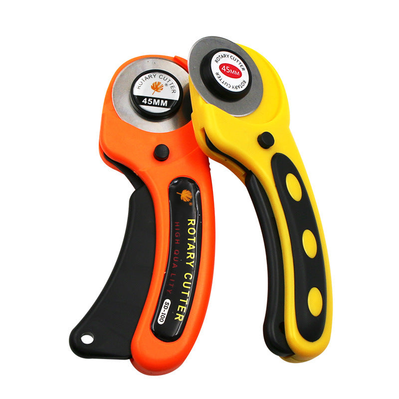 Rotary Fabric Cutter with 10 Extra 45mm Blades by HitMyNeed