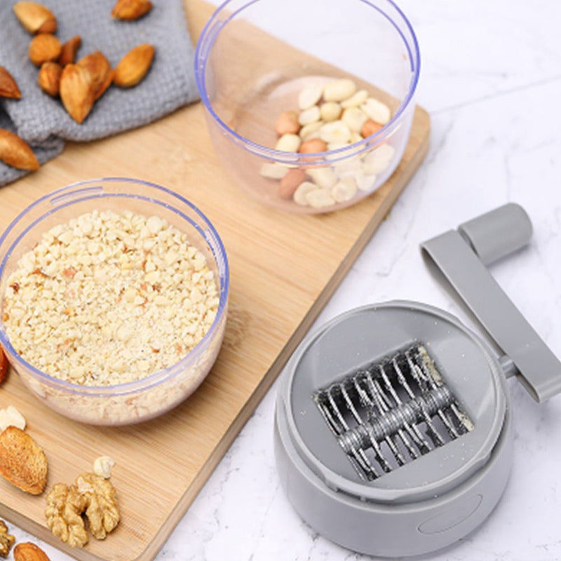 Rotary Manual Food Grinder with Stainless Steel Blades by HitMyNeed
