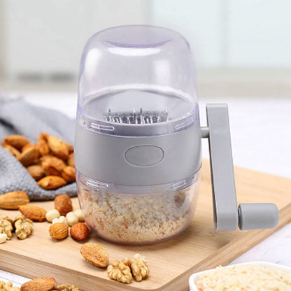 Rotary Manual Food Grinder with Stainless Steel Blades by HitMyNeed