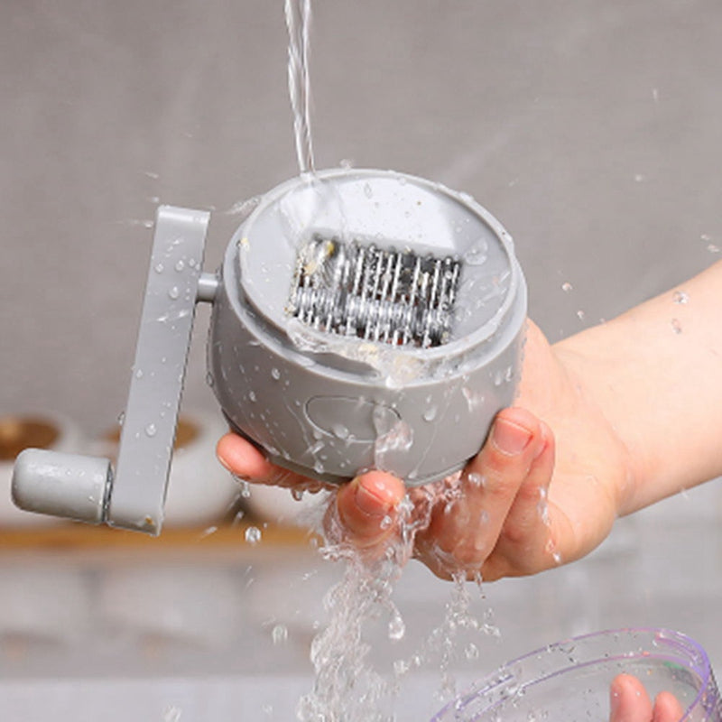 Rotary Manual Food Grinder with Stainless Steel Blades by HitMyNeed