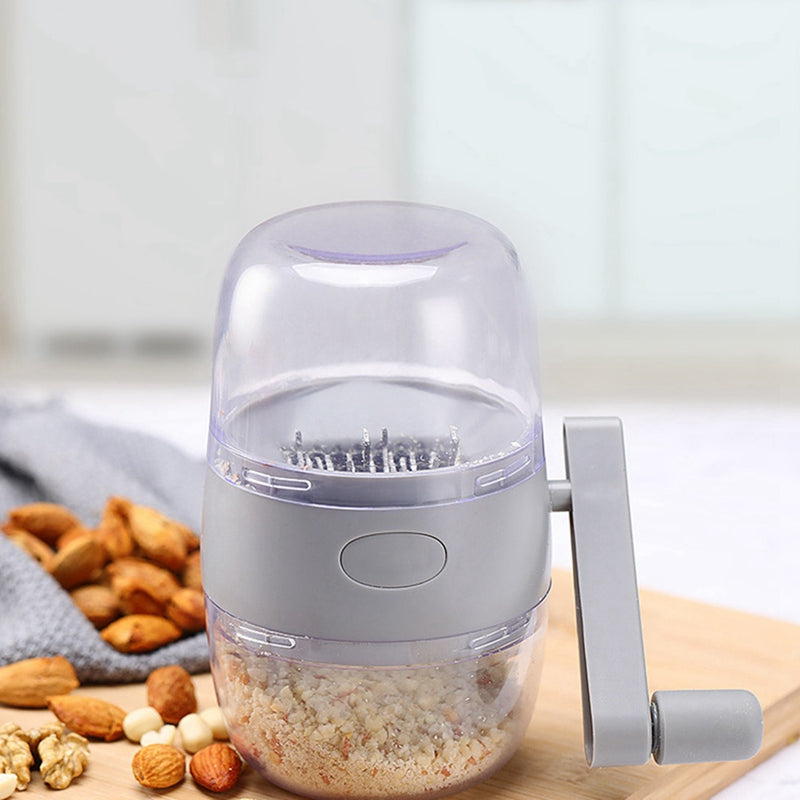 Rotary Manual Food Grinder with Stainless Steel Blades gy by HitMyNeed