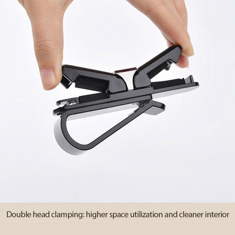 Rotatable Car Visor Sunglasses Clip Holder by HitMyNeed
