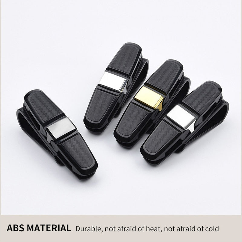 Rotatable Car Visor Sunglasses Clip Holder by HitMyNeed