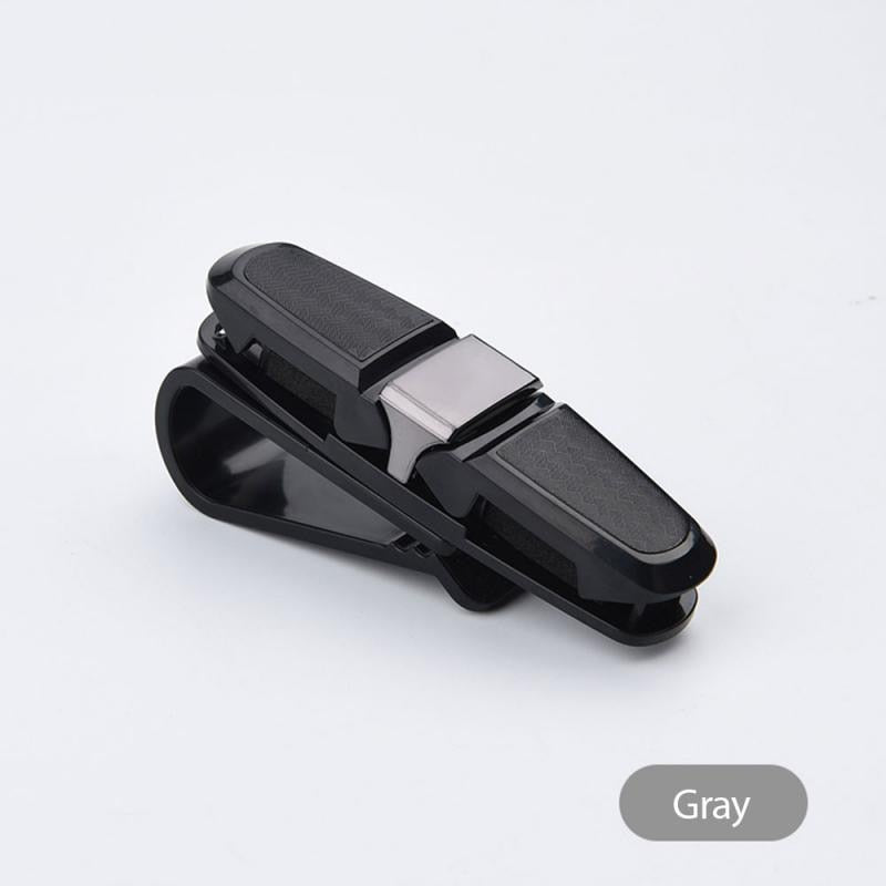 Rotatable Car Visor Sunglasses Clip Holder grey by HitMyNeed