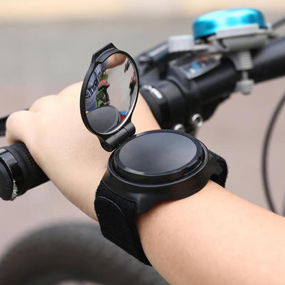 Rotatable Rearview Bike Wrist Mirror by HitMyNeed