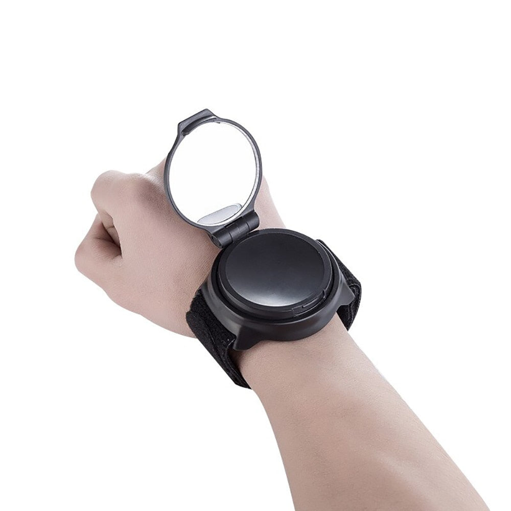 Rotatable Rearview Bike Wrist Mirror by HitMyNeed