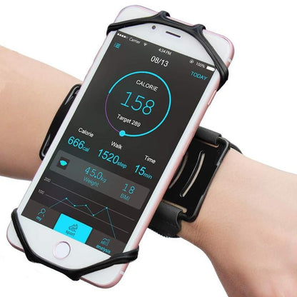 Rotatable Sports Wristband Phone Holder by HitMyNeed