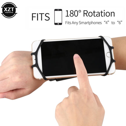 Rotatable Sports Wristband Phone Holder by HitMyNeed