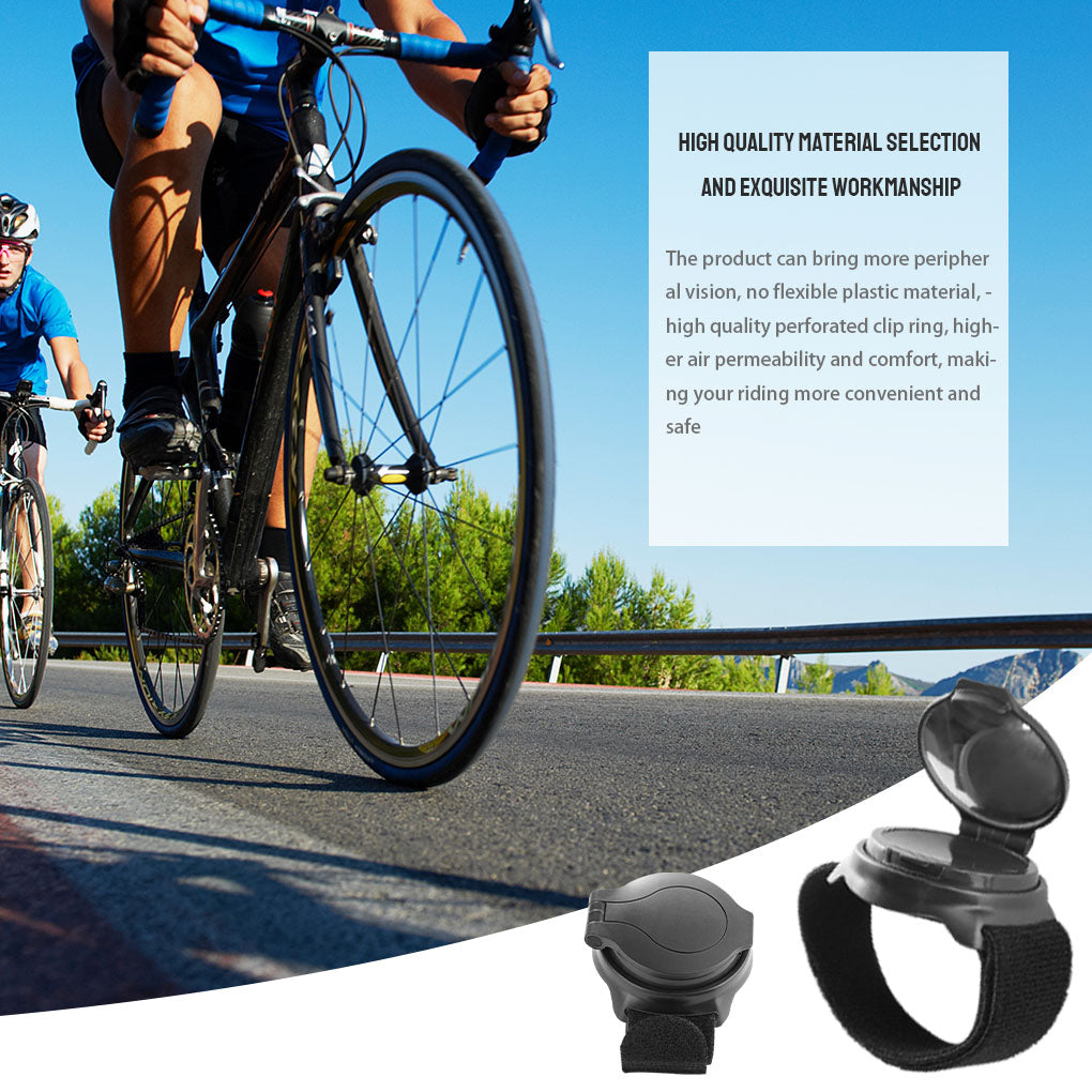 Rotatable Wrist Mirror for Cyclists, 360° Rear View by HitMyNeed