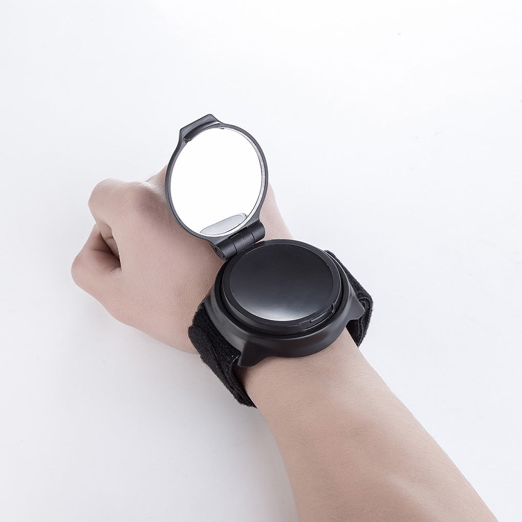 Rotatable Wrist Mirror for Cyclists, 360° Rear View by HitMyNeed