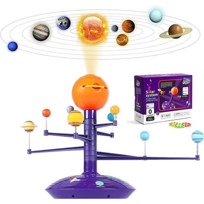 Rotating 3D Solar System Planetarium STEM Model by HitMyNeed