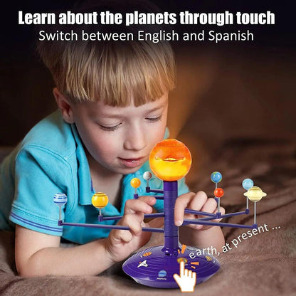 Rotating 3D Solar System Planetarium STEM Model by HitMyNeed