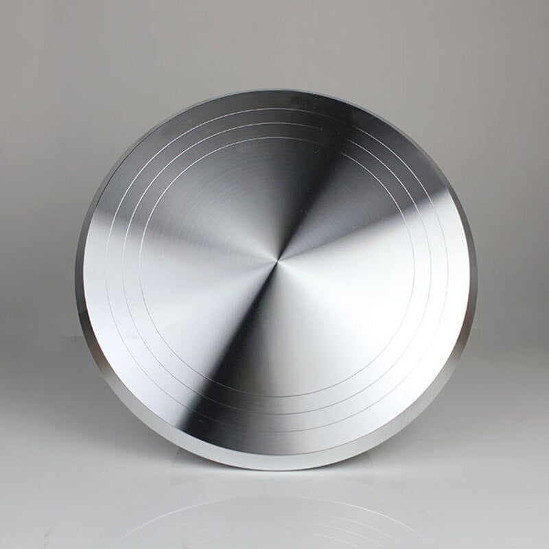 Rotating Aluminum Cake Turntable Stand 31cm by HitMyNeed