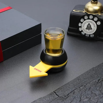 Rotating Arrow Shot Spinner Party Drinking Game black-yellow by HitMyNeed
