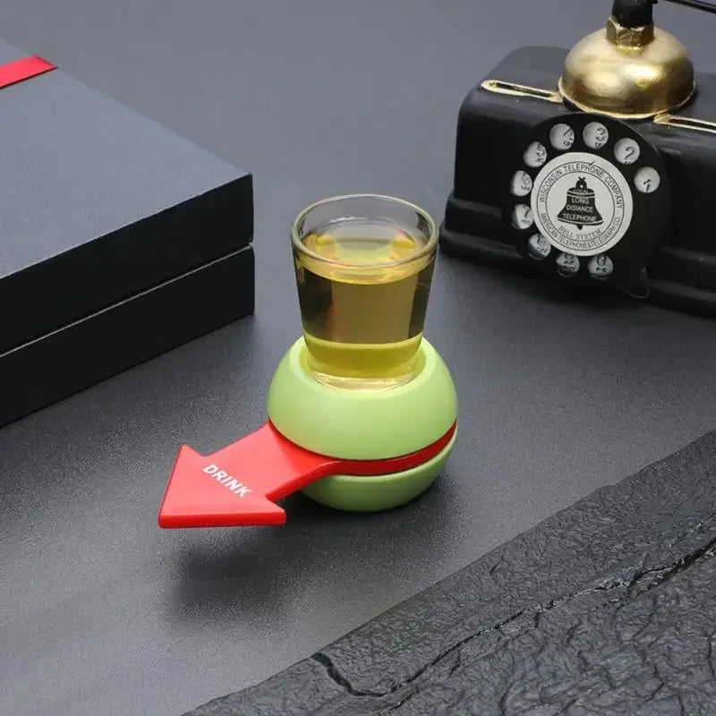 Rotating Arrow Shot Spinner Party Drinking Game green-red by HitMyNeed