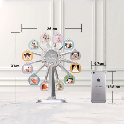 Rotating Baby Photo Frame with Music Box, 12 Months by HitMyNeed