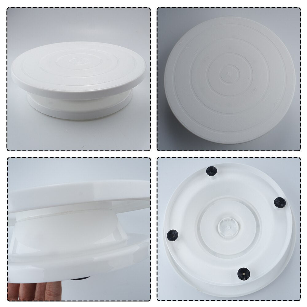Rotating Cake Stand for Icing and Decorating by HitMyNeed