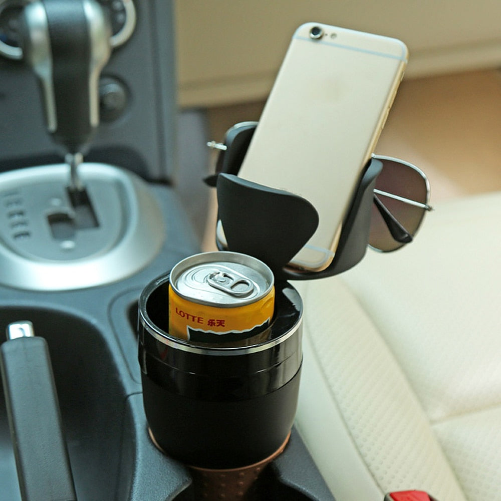 Rotating Car Cup Holder and Organizer by HitMyNeed