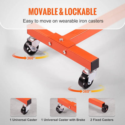 Rotating Engine Stand 1500 lb with 360° Adjustable Head by HitMyNeed