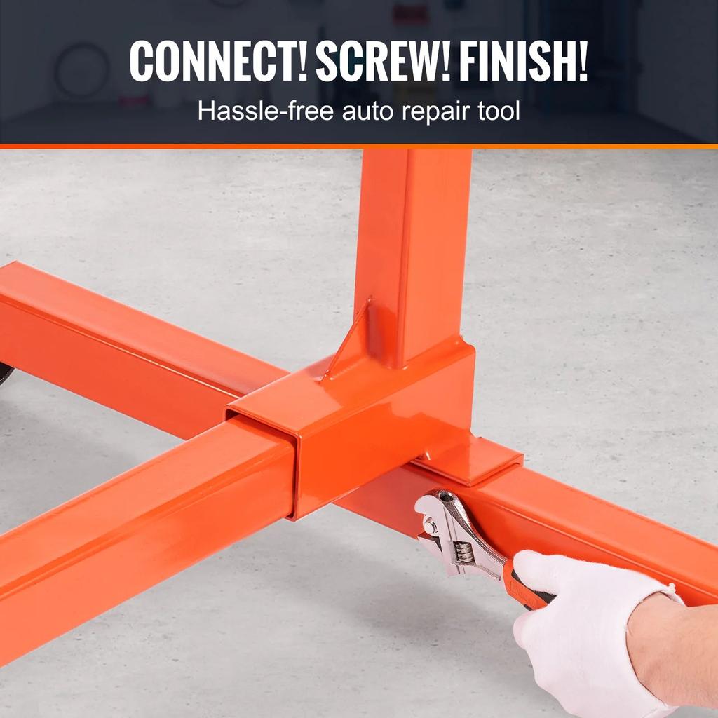 Rotating Engine Stand 1500 lb with 360° Adjustable Head by HitMyNeed