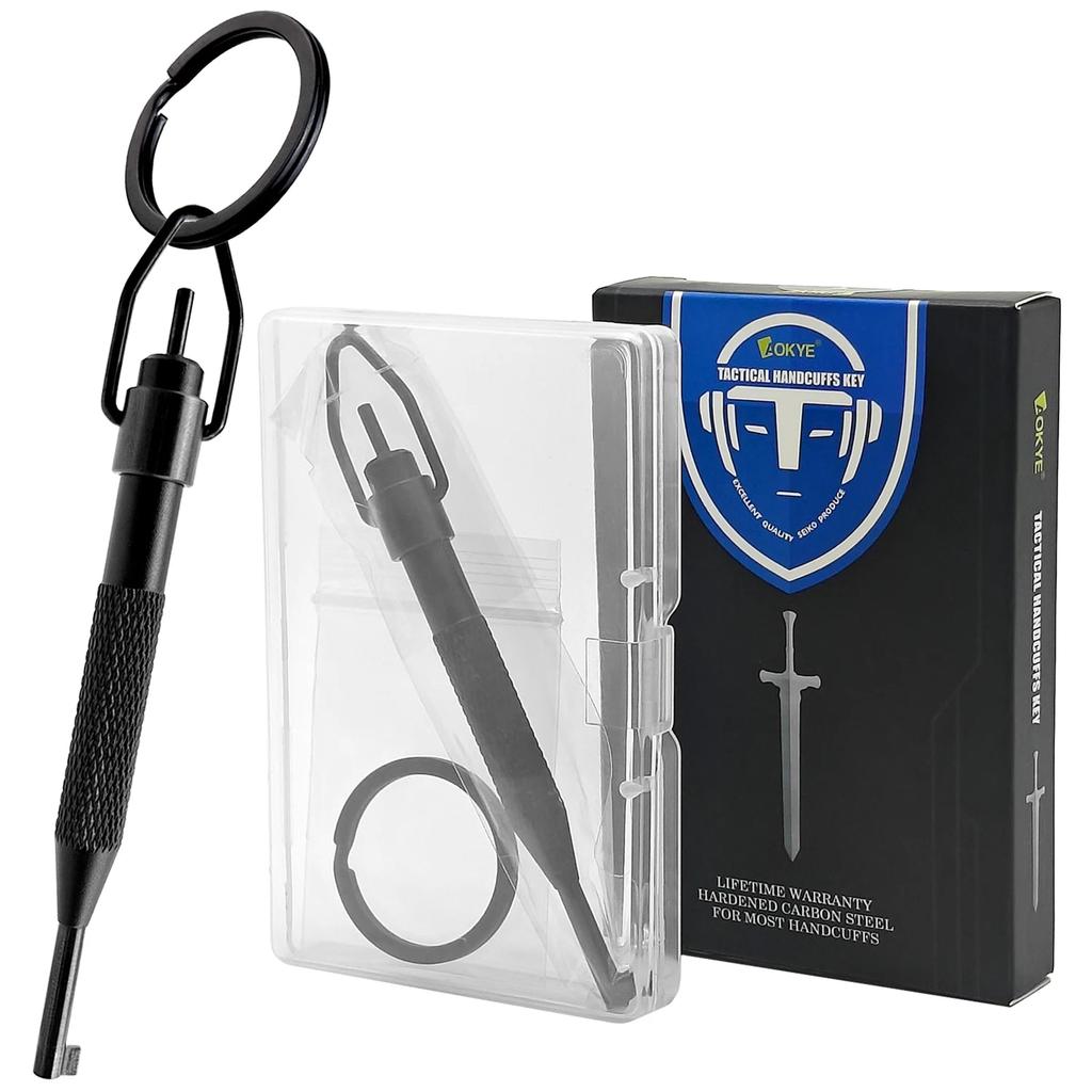 Rotating Handcuff Key with Ring for Standard Cuffs by HitMyNeed