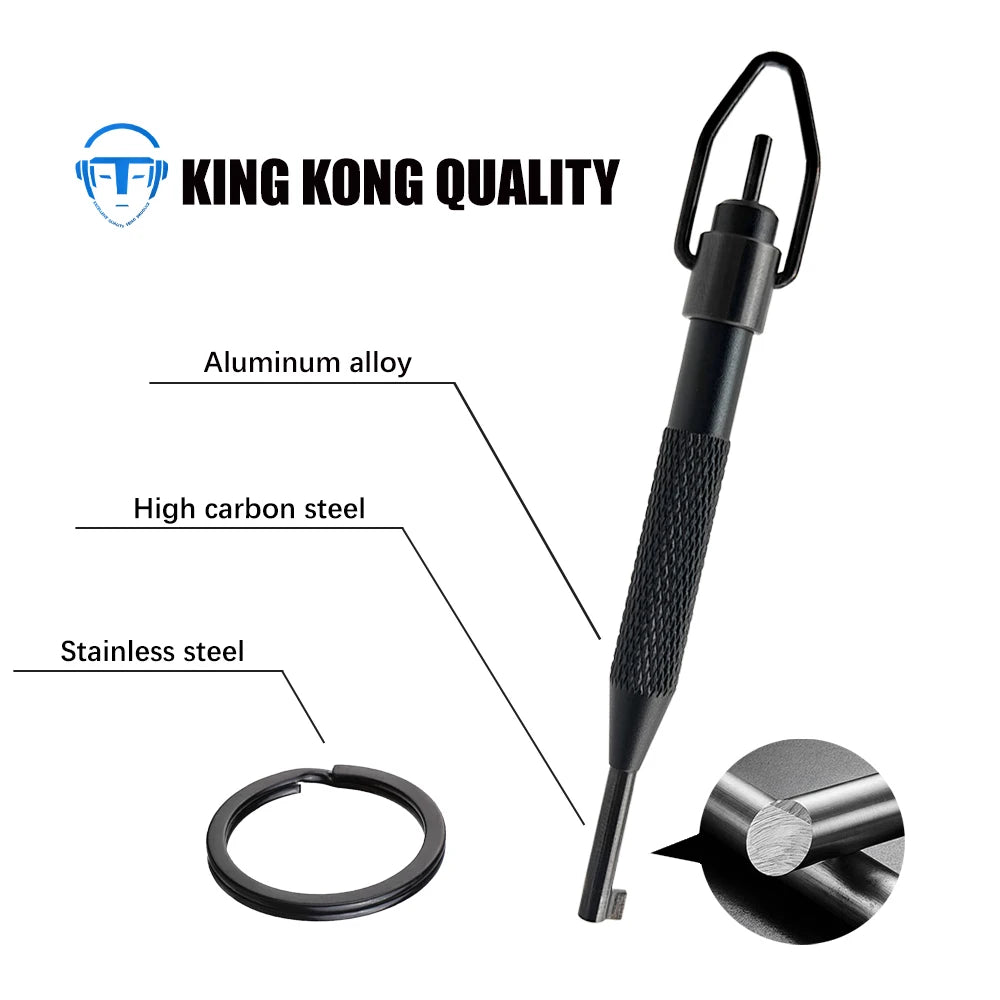 Rotating Handcuff Key with Ring for Standard Cuffs by HitMyNeed