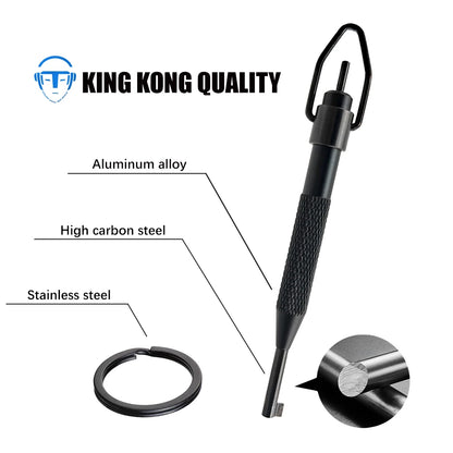 Rotating Handcuff Key with Ring for Standard Cuffs by HitMyNeed