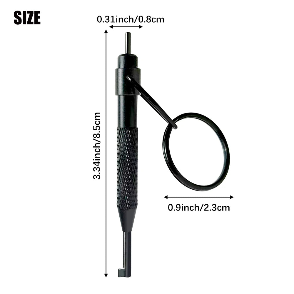 Rotating Handcuff Key with Ring for Standard Cuffs by HitMyNeed