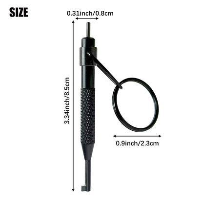 Rotating Handcuff Key with Ring for Standard Cuffs by HitMyNeed